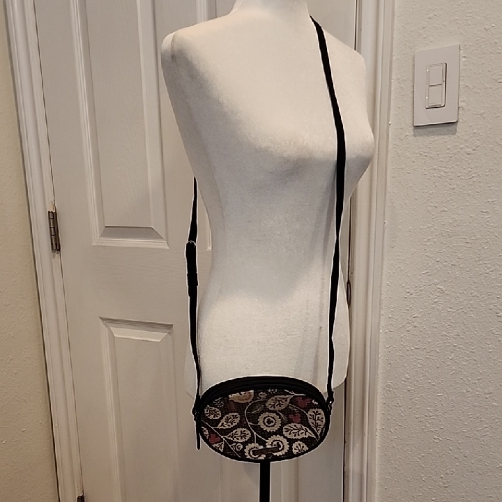 Disney Parks Vera Bradley Black and Multicolor Crossbody Bag